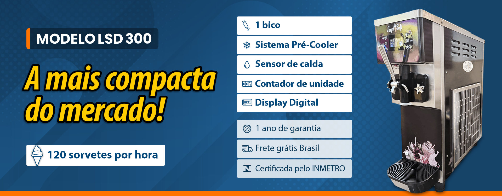 Banner Home | Logro Soft | Máquinas de Sorvete Expresso