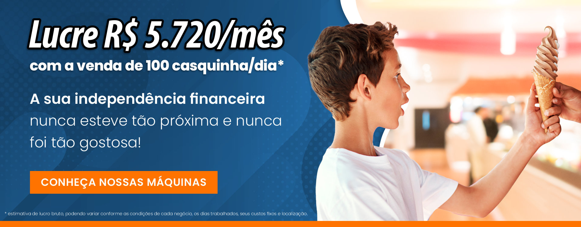 Banner Home | Logro Soft | Máquinas de Sorvete Expresso