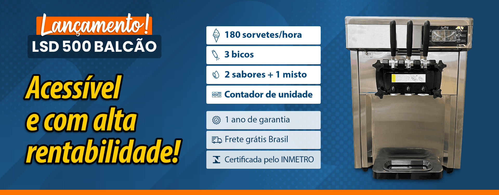 Banner Home | Logro Soft | Máquinas de Sorvete Expresso