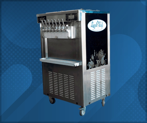 Máquina de Sorvete Expresso LS BJ7446 | 500 sorvetes/hora | Injetora de Ar | Refrigeração na Cuba